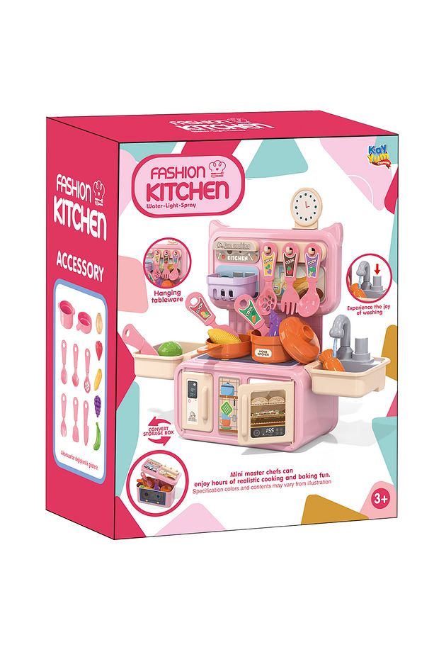 Pikka Toys Mini Çeşmeli Mutfak Seti