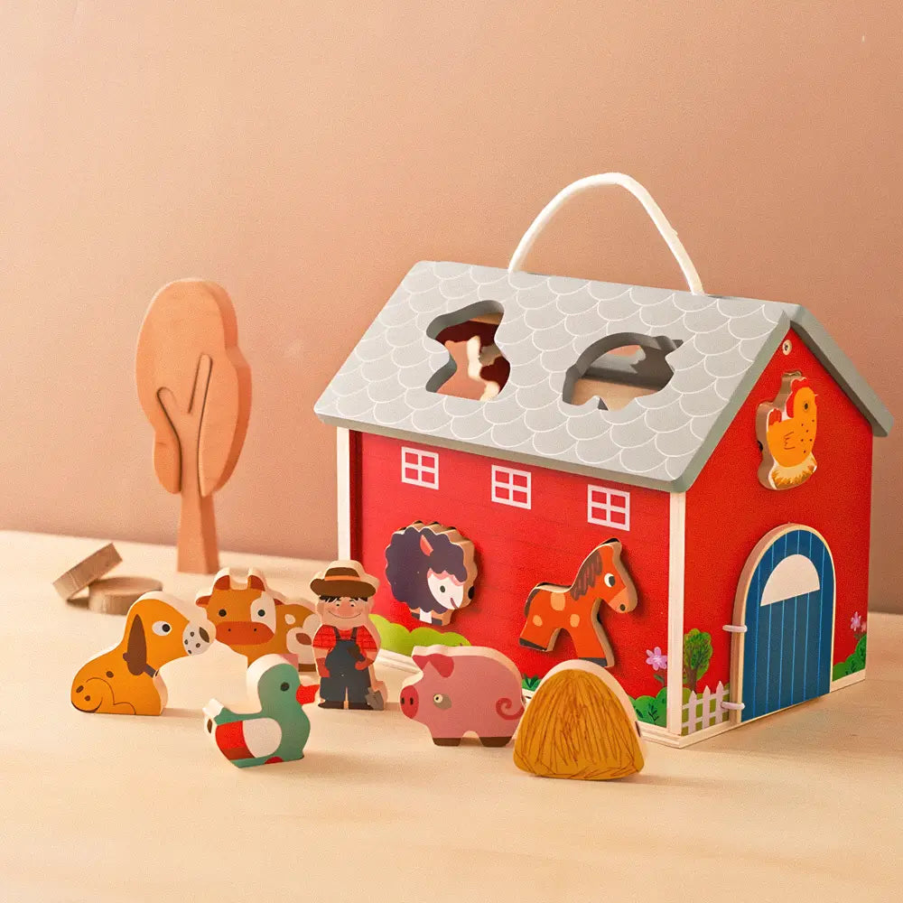 Pikka Toys Ahşap Çiftlik Evi