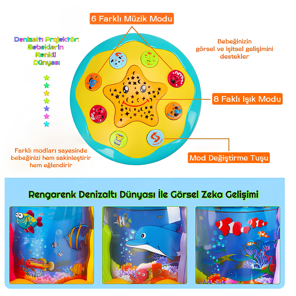 Pikka Toys Deniz Altı Projektör