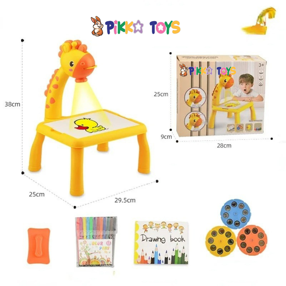 Pikka Toys – Büyük Boy Projeksiyonlu Çizim Masası