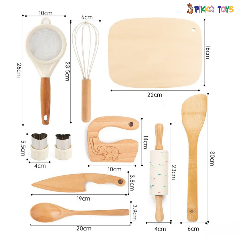 Pikka Toys Ahşap Mutfak Seti