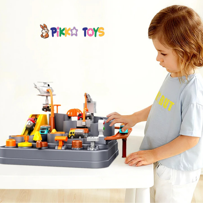Pikka Toys - Araba Yarışı Oyun Seti