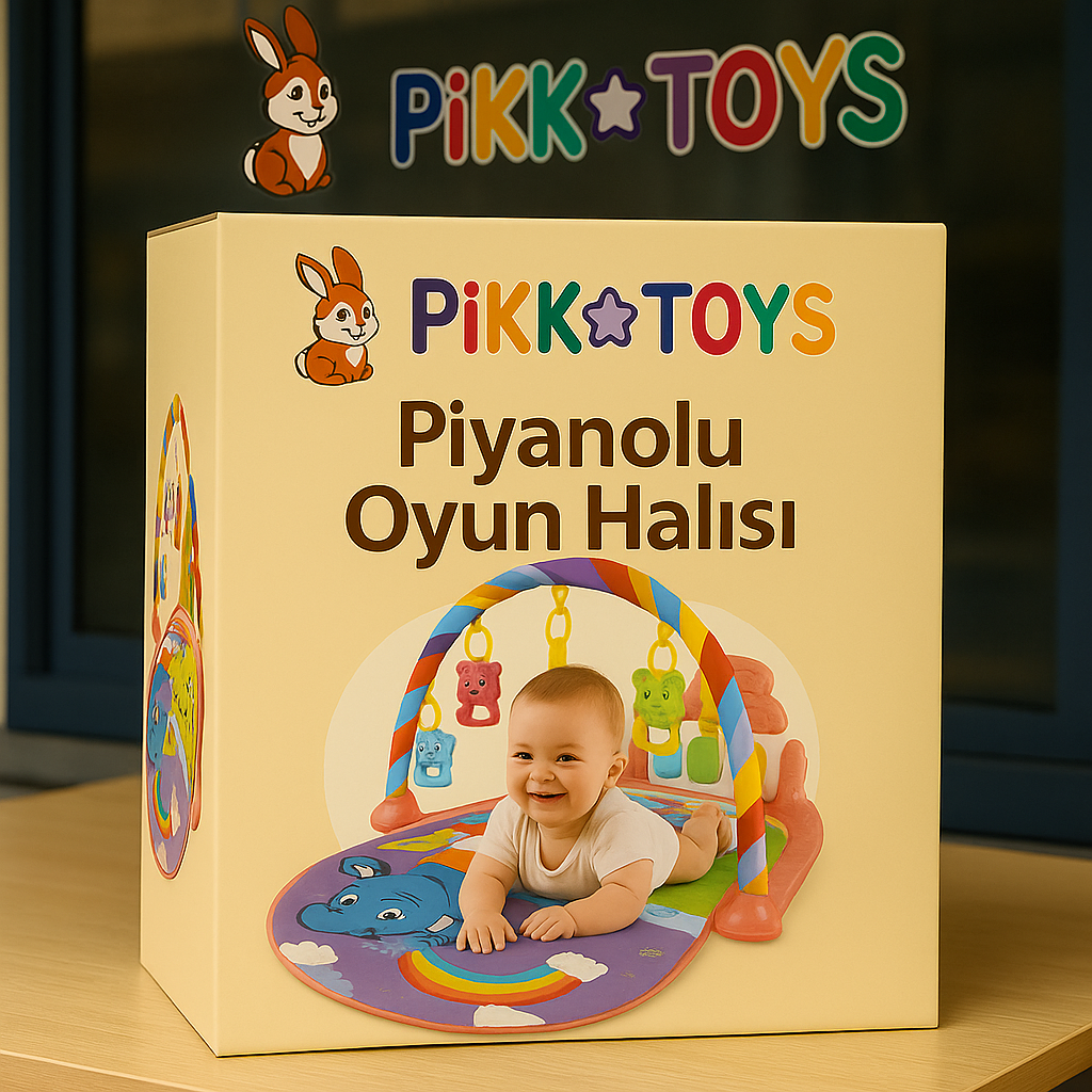 Pikka Toys | Renkli Piyanolu Oyun Halısı