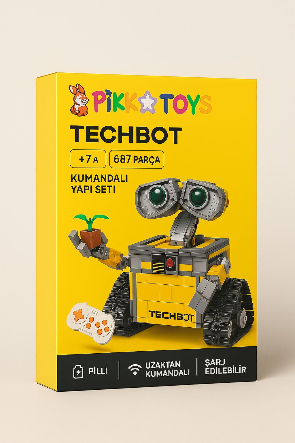Pikka Toys Uzaktan Kumandalı Yapı Seti – 687 Parça