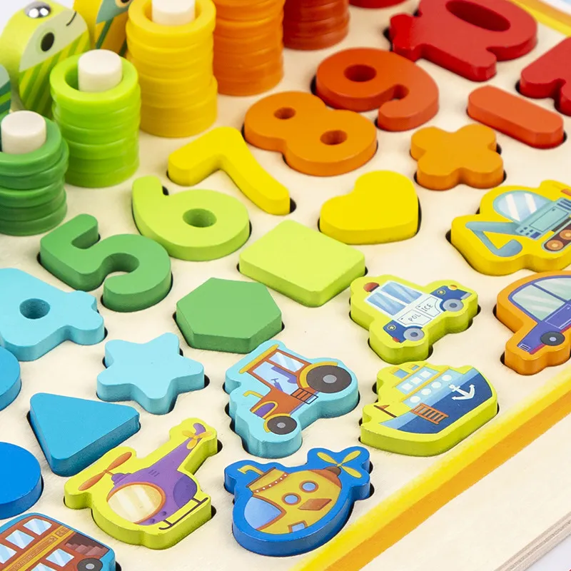 Pikka Toys Eğitici Ahşap Sayılar