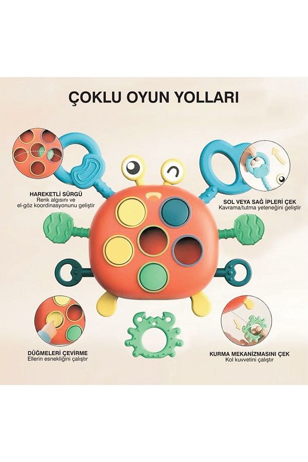 Pikka Toys Yengeçli Montessori Oyuncak