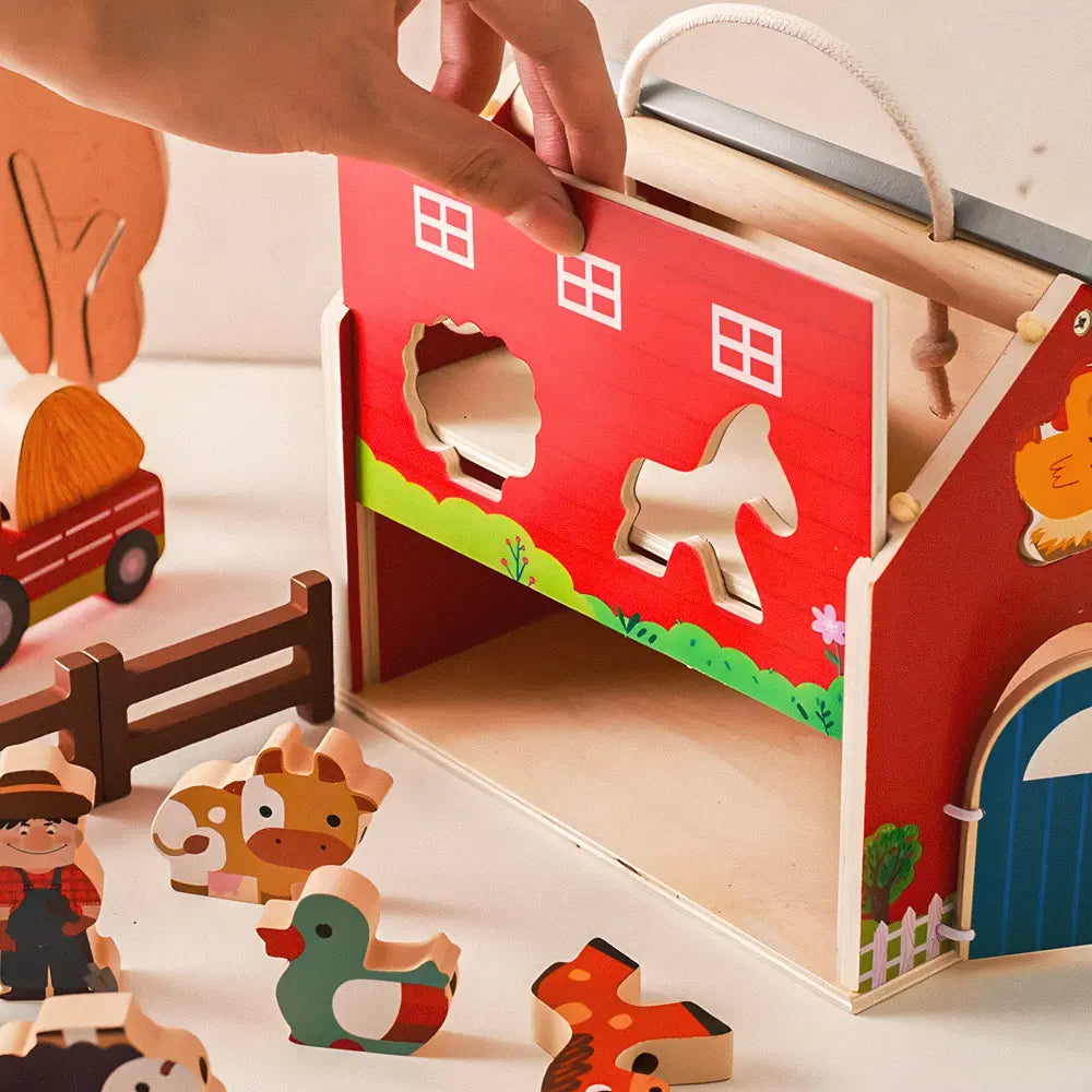 Pikka Toys Ahşap Çiftlik Evi