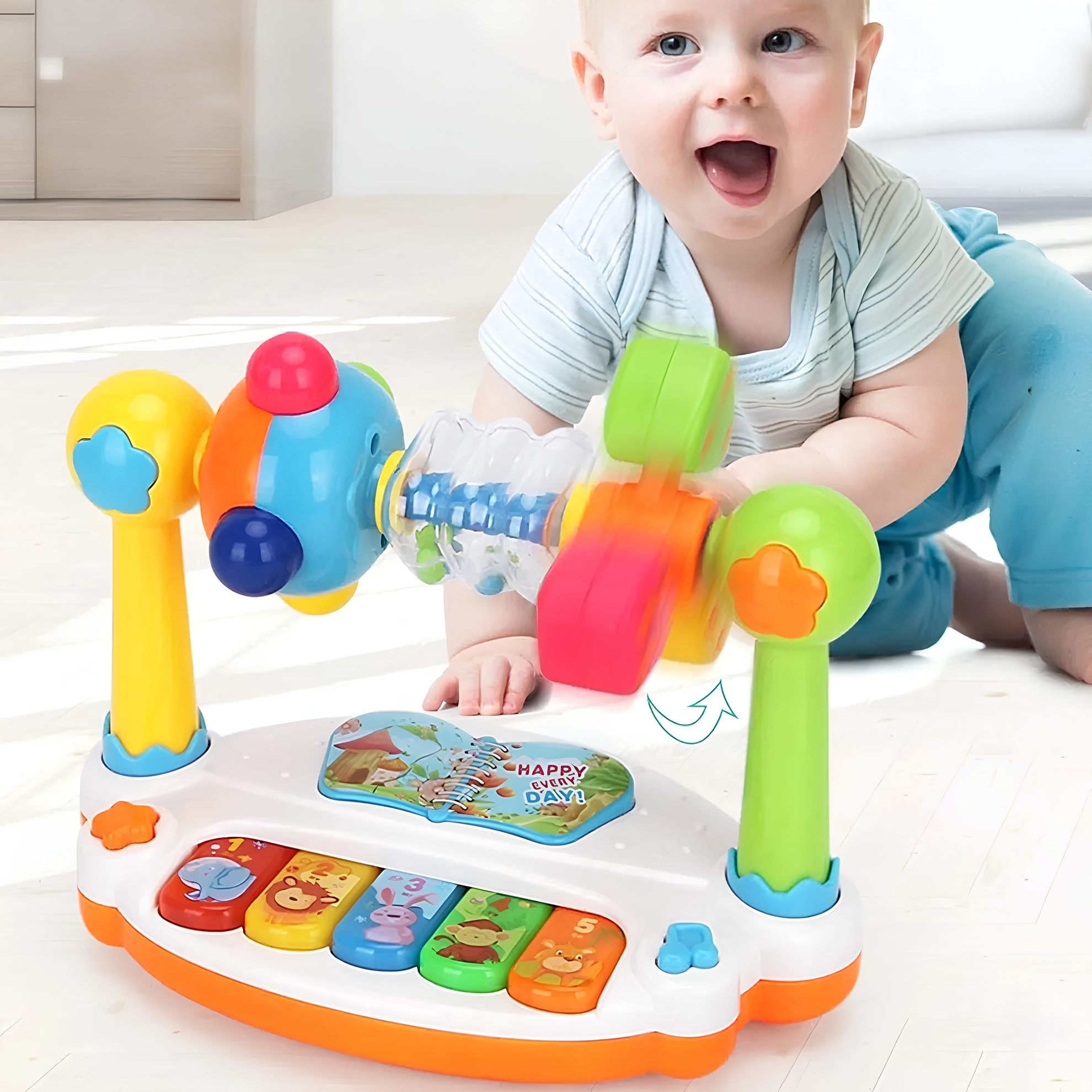 Pikka Toys Eğitici Dönen  Piyano