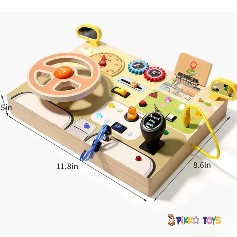 Pikka Toys Ahşap Direksiyon Bulmaca Oyuncağı