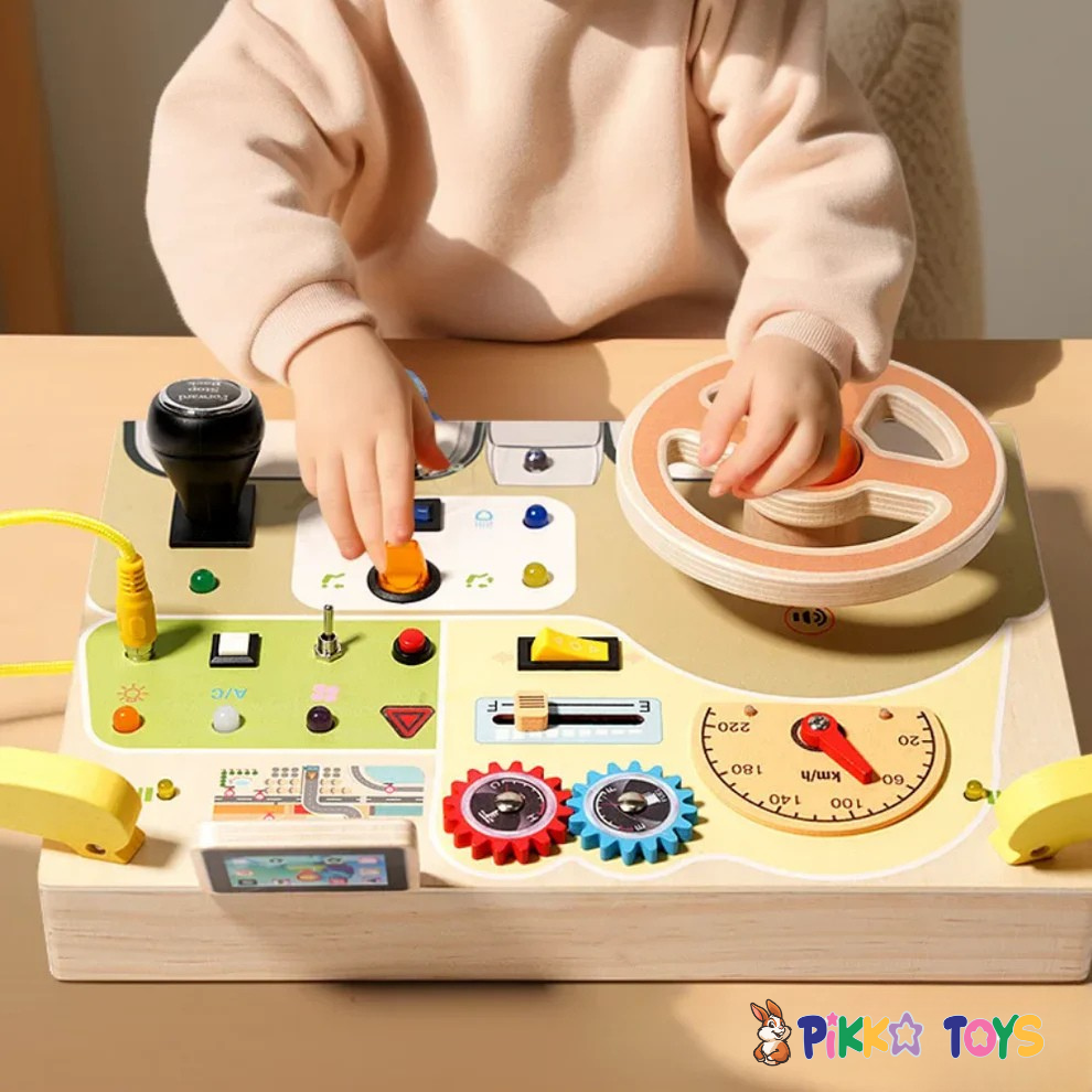 Pikka Toys Ahşap Direksiyon Bulmaca Oyuncağı