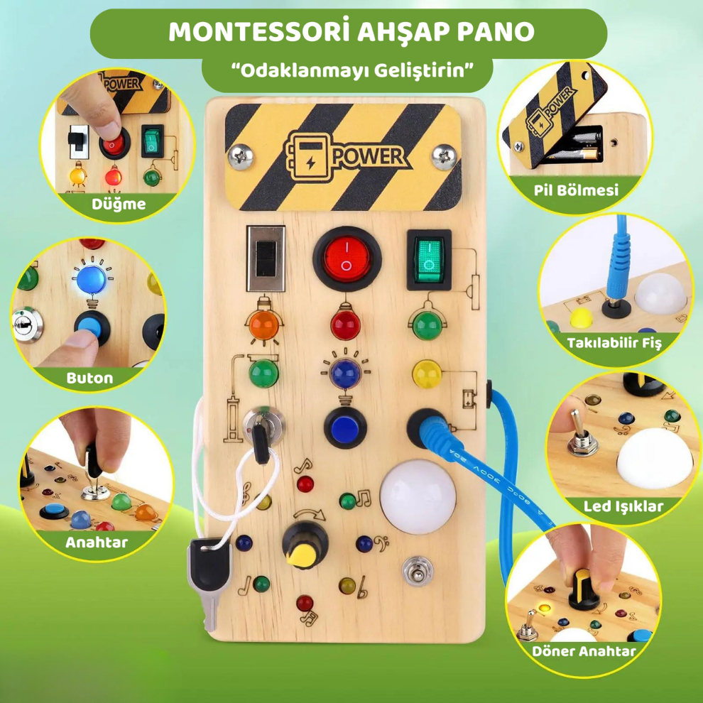 Pikka Toys Montessori Panosu