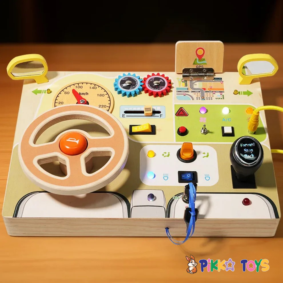 Pikka Toys Ahşap Direksiyon Bulmaca Oyuncağı