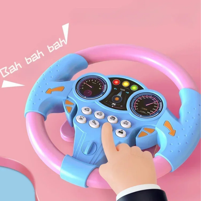Pikka Toys  360° Dönebilen Işıklı ve Sesli Oyuncak Direksiyon