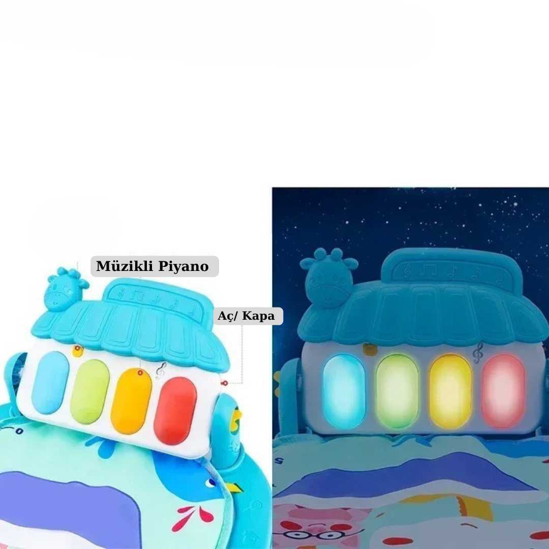 Pikka Toys | Renkli Piyanolu Oyun Halısı