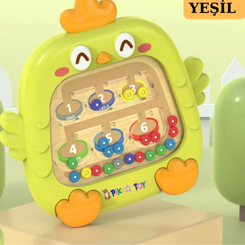 Pikka Toys Manyetik  Sayı ve Renk Eşleştirme