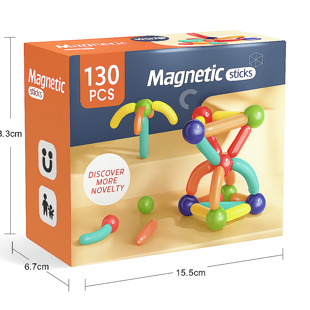 Pikka Toys™ Manyetik Yapı Oyuncağı