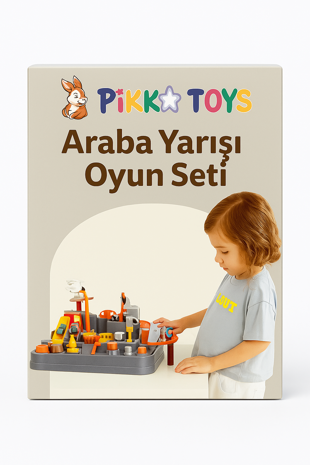 Pikka Toys - Araba Yarışı Oyun Seti