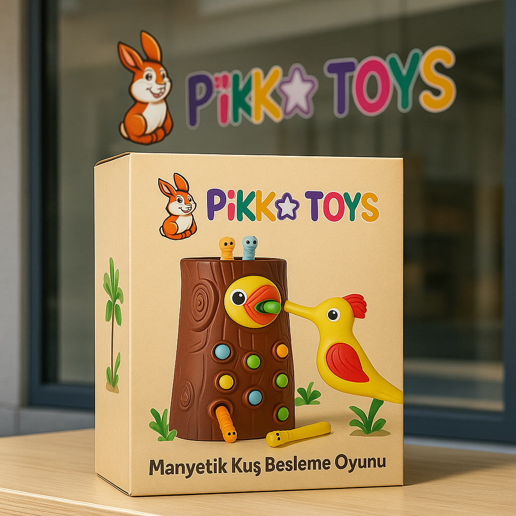 Pikka Toys Manyetik Kuş Besleme Oyunu