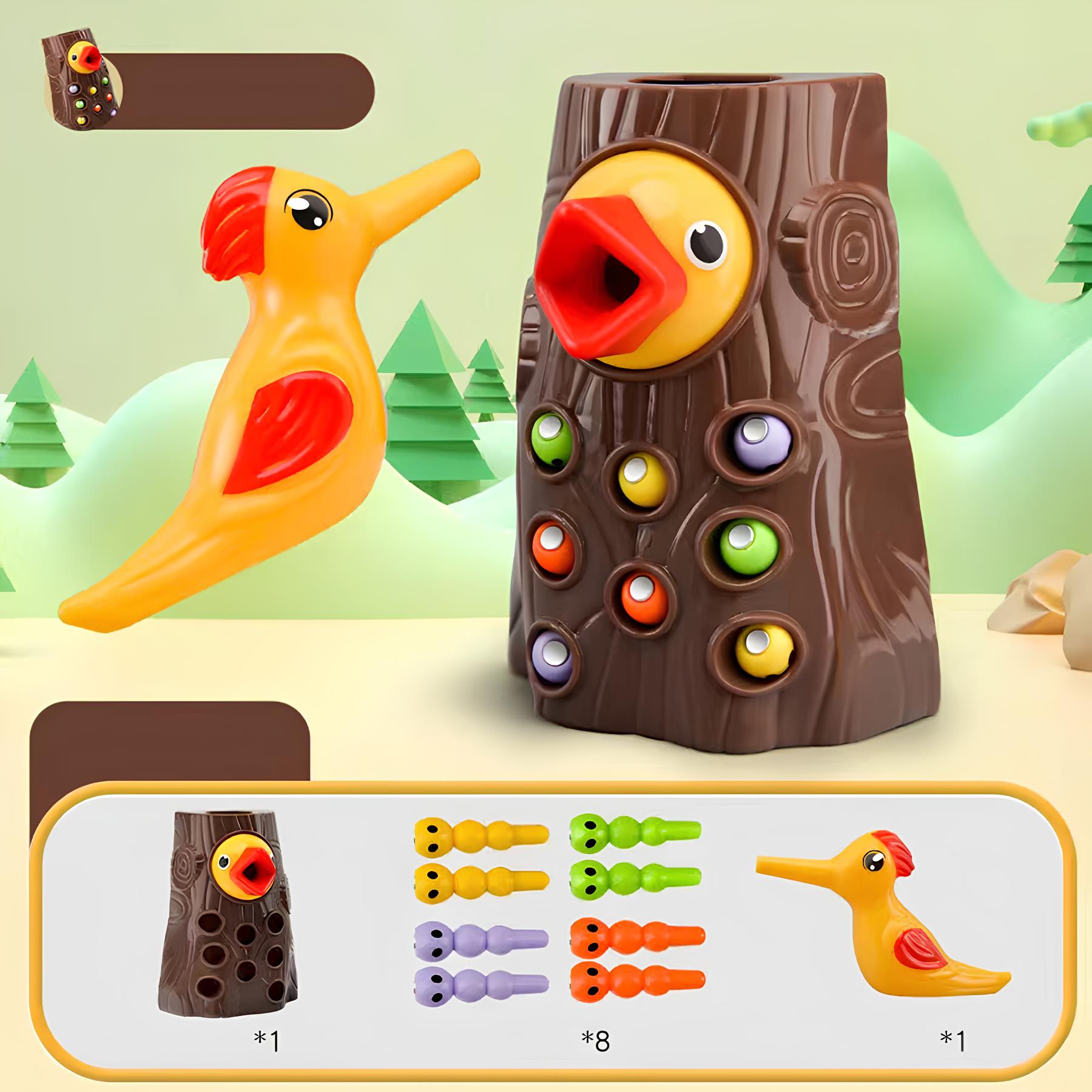 Pikka Toys Manyetik Kuş Besleme Oyunu