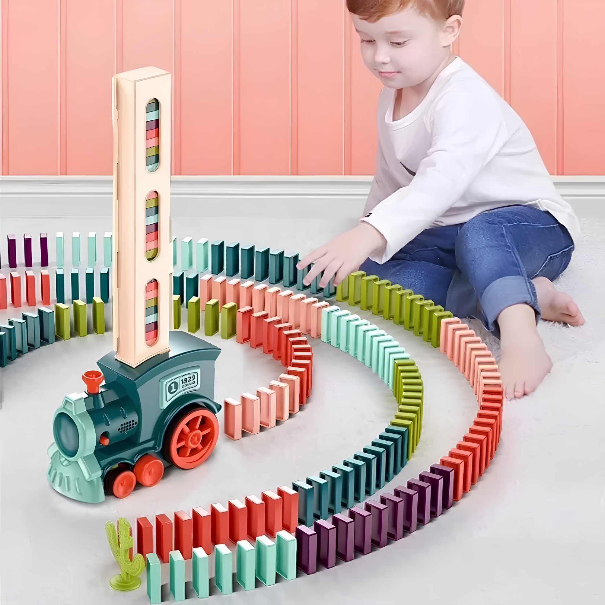 Pikka Toys Domino Tren Seti