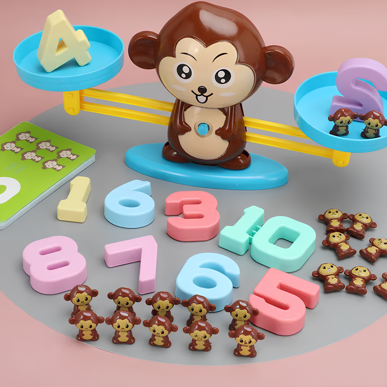 Pikka Toys Terazi Maymun - Sayı ve Denge Oyunu