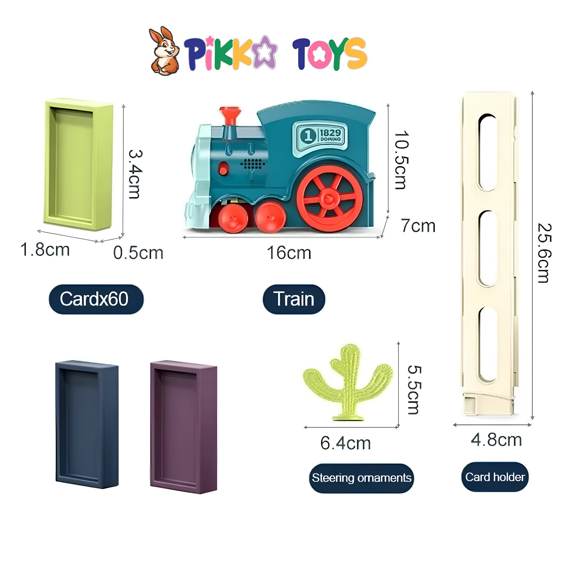 Pikka Toys Domino Tren Seti