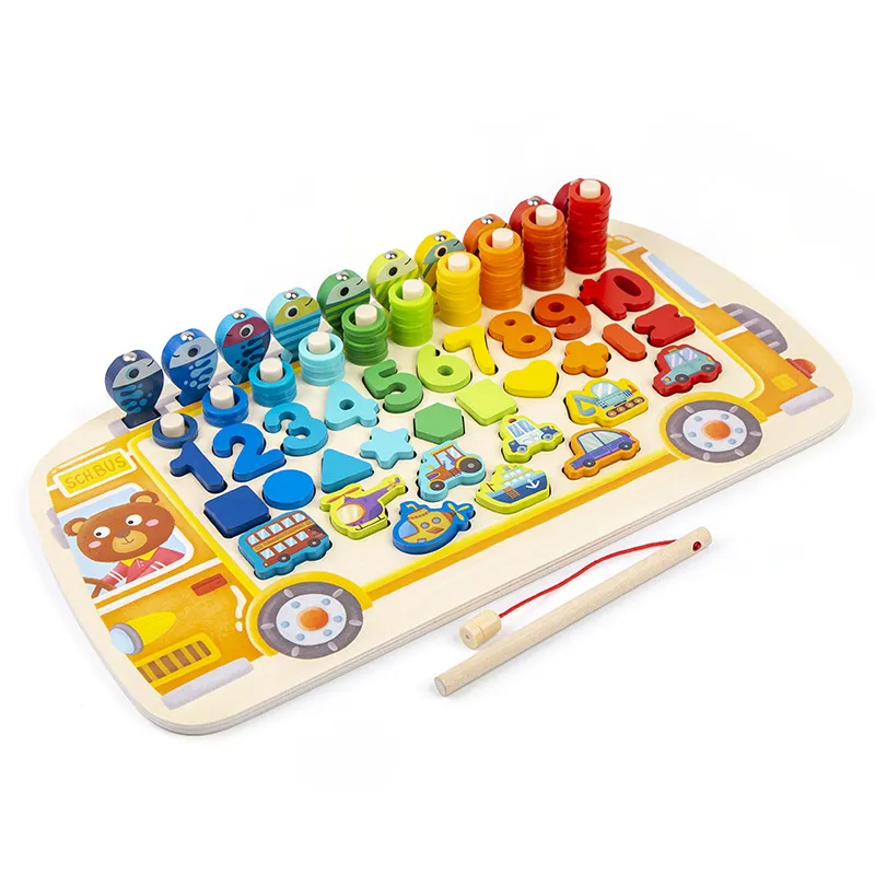 Pikka Toys Eğitici Ahşap Sayılar