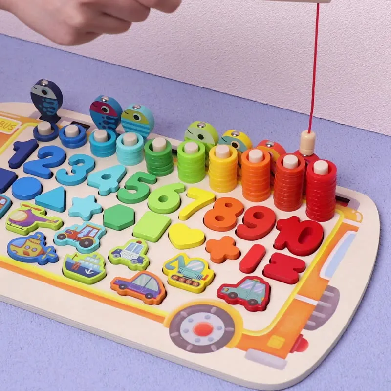 Pikka Toys Eğitici Ahşap Sayılar