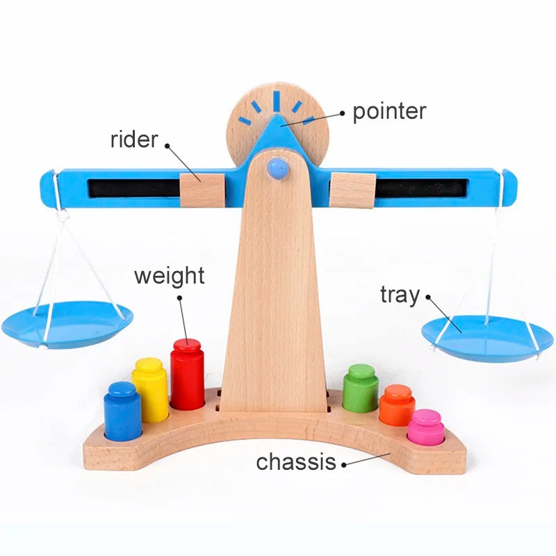 Pikka Toys | Montessori Ahşap Denge Terazisi
