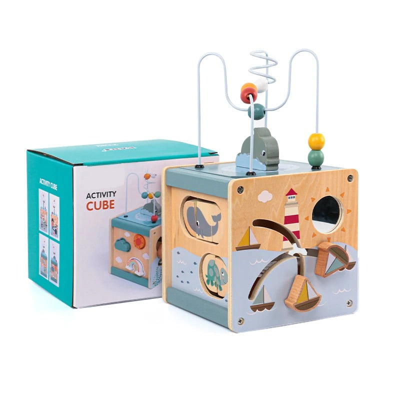 Pikka Toys  | Montessori Ahşap Aktivite Küpü